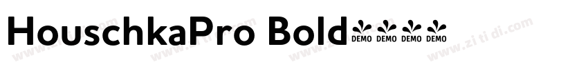 HouschkaPro Bold字体转换